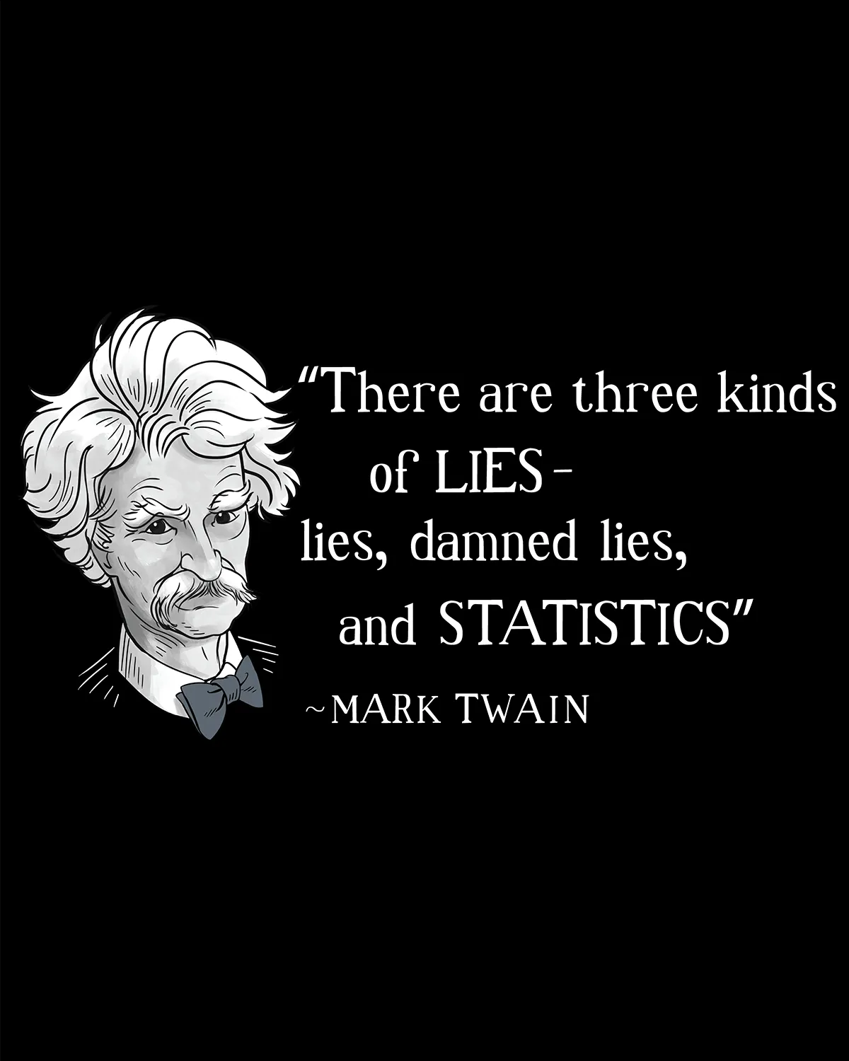 Mark Twain on Statistics - Men's Edition