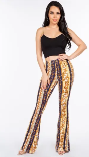 Mary Chain /Baroque Print Pants