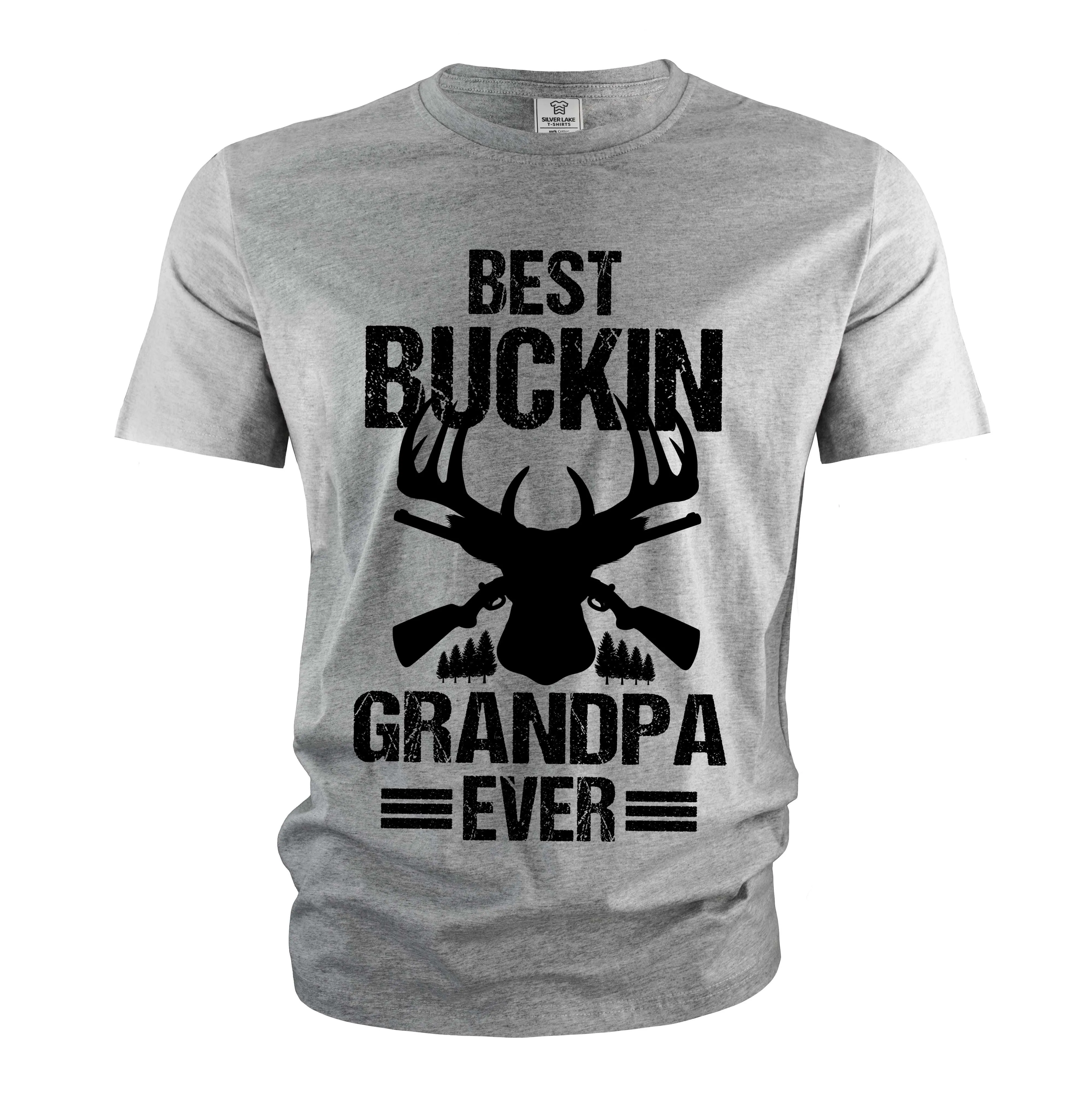 Men's Best Grandpa T-shirt best buckin' grandpa tee shirt Father's day gift shirt papa grandpa tee