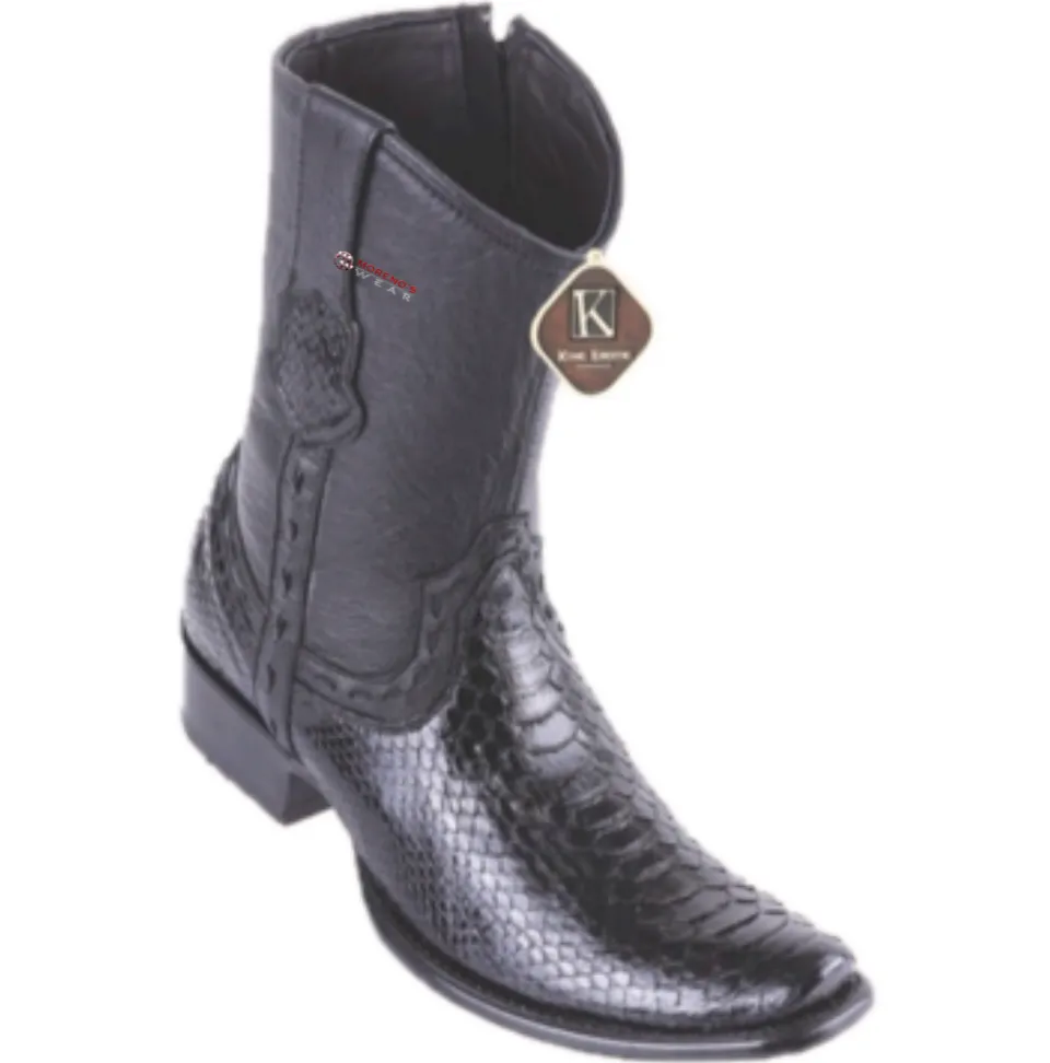 Men’s King Exotic Python Ankle Boots Dubai Toe