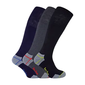Mens Long Knee High Work Socks (Multipack Options)