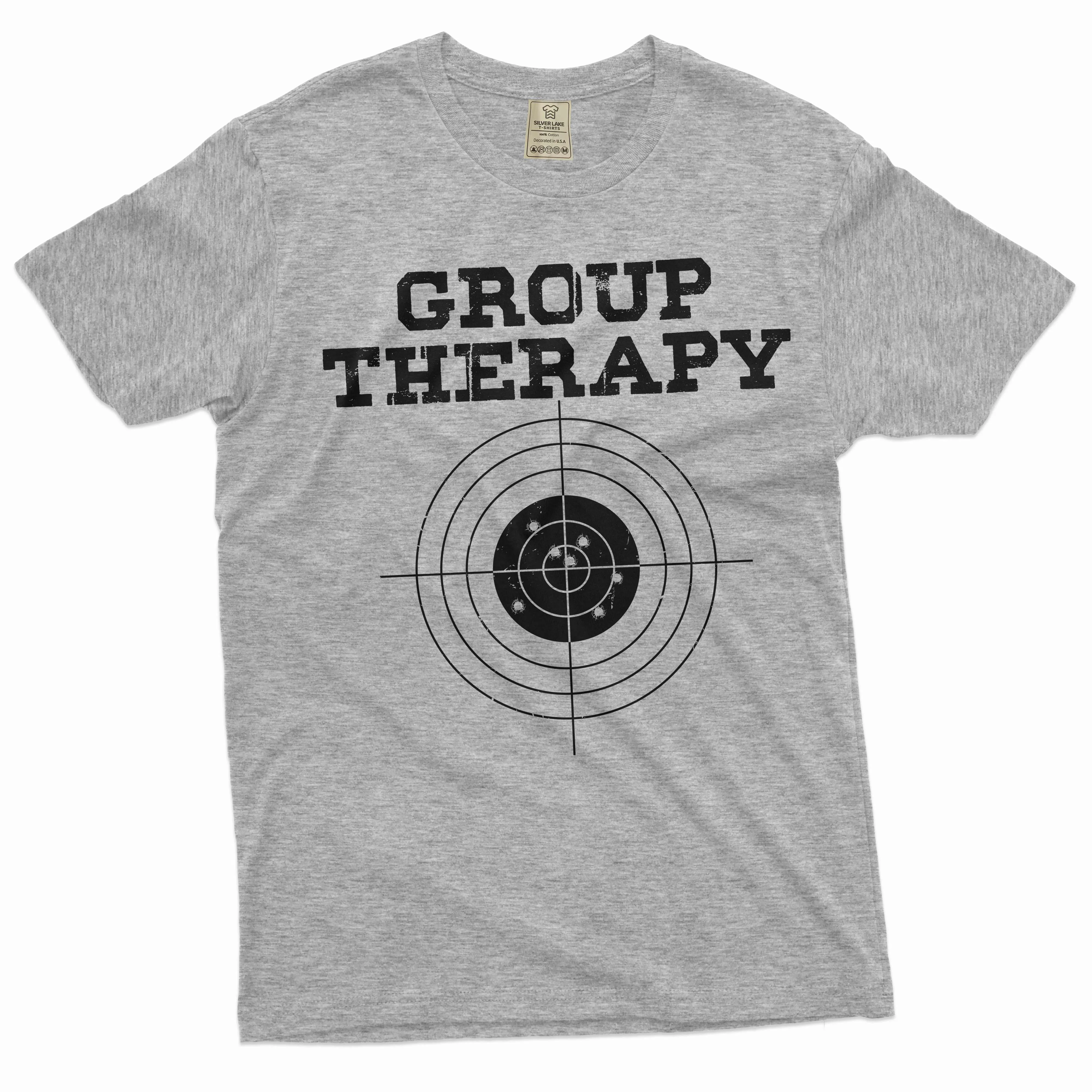 Men's Therapy Shirt Shooting Tee Shirts Gun Owner Gift 2nd Amendment Pro Gun Shirt