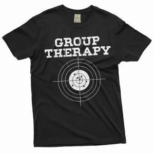 Men's Therapy Shirt Shooting Tee Shirts Gun Owner Gift 2nd Amendment Pro Gun Shirt