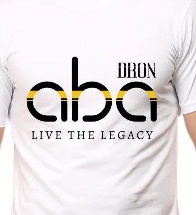 Men's Tshirt - DRON ABA LIGHT - ABA11 White