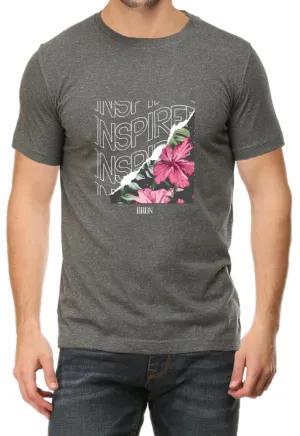 Men's Tshirt - DRON INSPIRE - ABA58 Charcoal Melange
