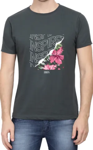 Men's Tshirt - DRON INSPIRE - ABA58 Steel Grey