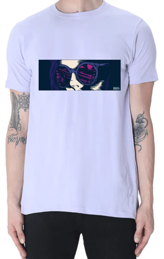 Men's Tshirt - DRON SHADES - ABA61 Lavender