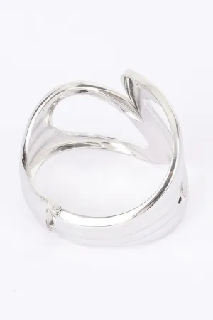 Metal Spring Hinge Cuff Bracelet