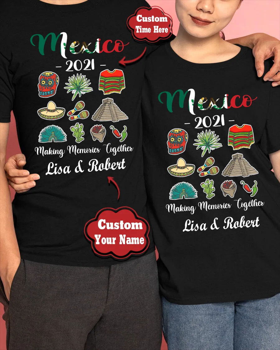 Mexico Family Vacation Personalized Shirt Making Memories Together
