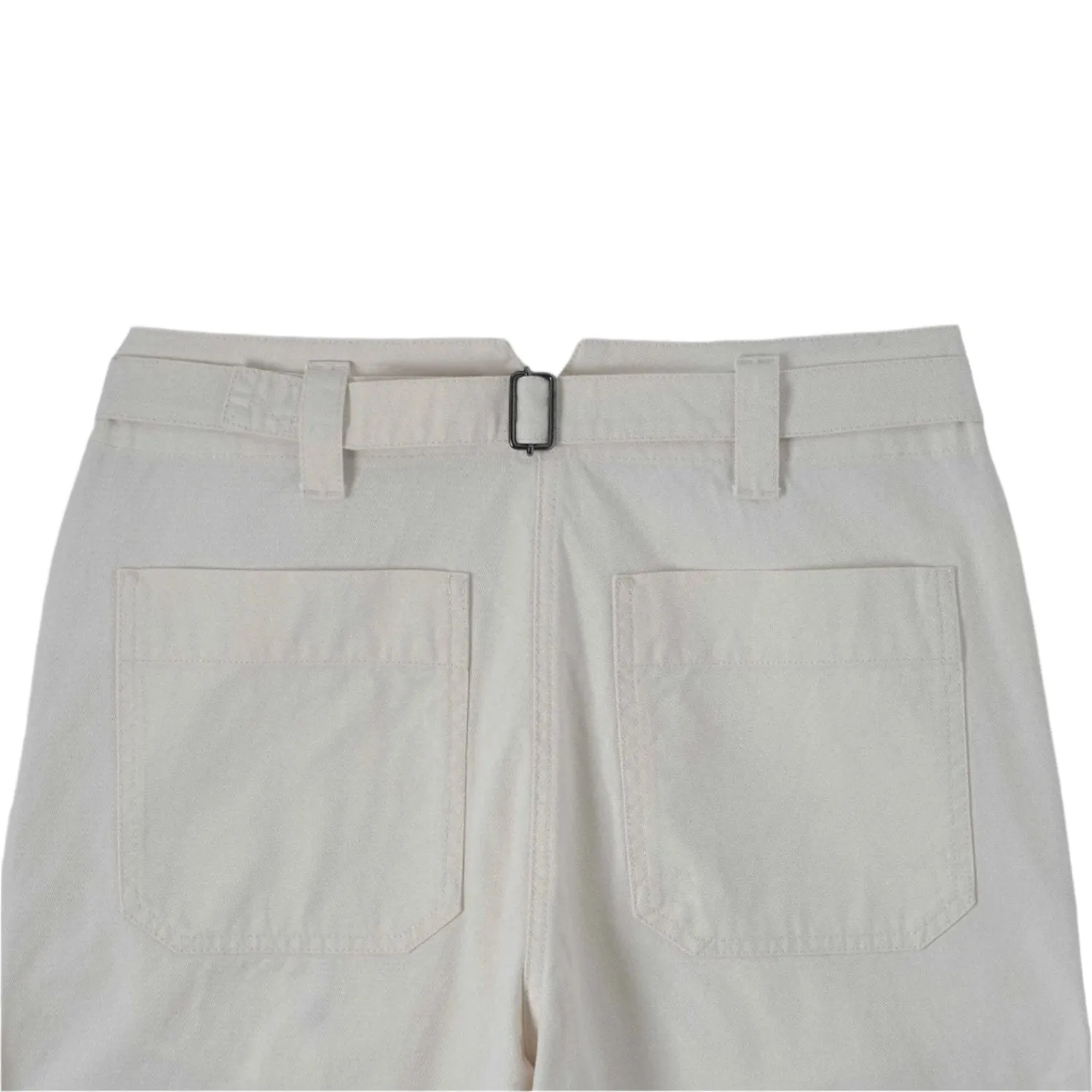 MHL W' Naval Trouser Dry Cotton Gabardine Off White