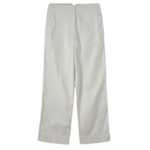 MHL W' Naval Trouser Dry Cotton Gabardine Off White