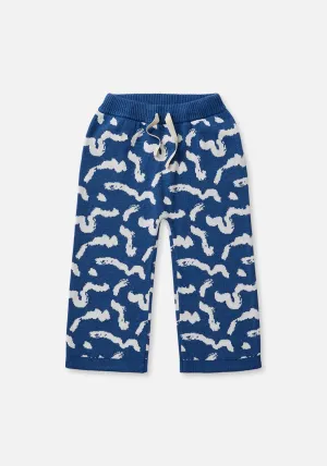 Miann & Co Kids - Wide Leg Knit Pants - Squiggle