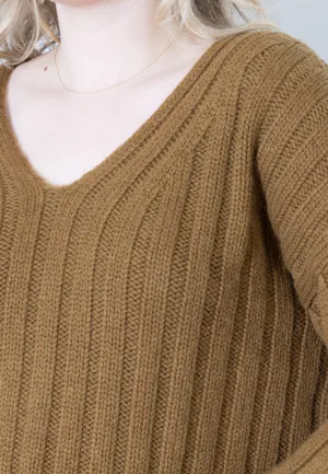 Micaela Greg Cropped Rib Pullover