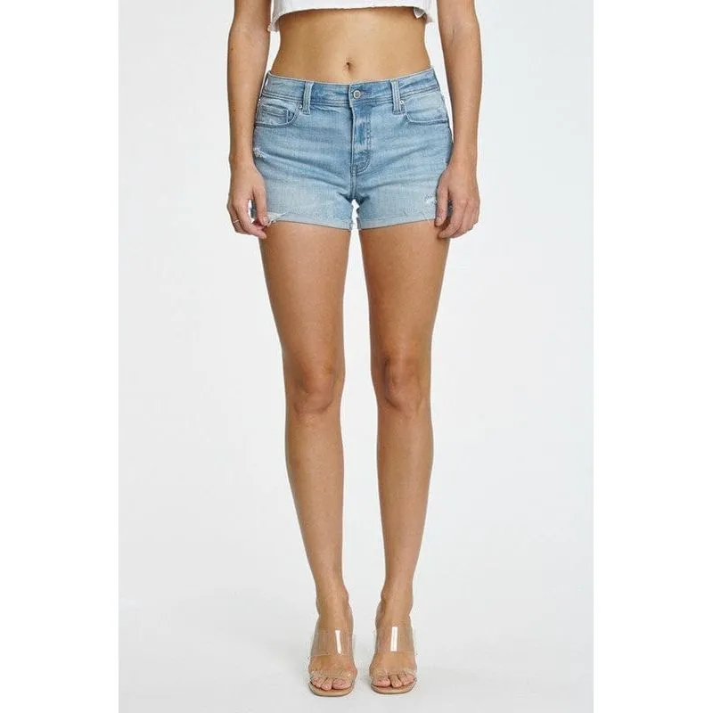 Mid Rise Cuffed Short