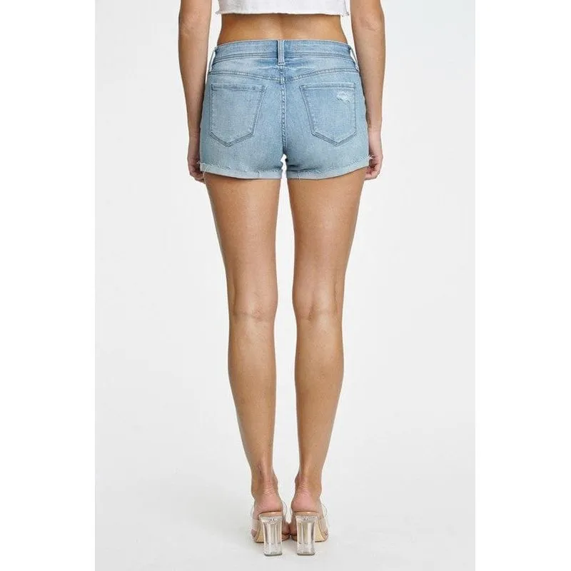 Mid Rise Cuffed Short