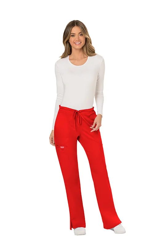Mid Rise Drawstring Cargo Pant