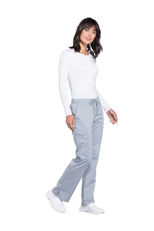 Mid Rise Drawstring Cargo Pant