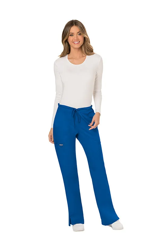 Mid Rise Drawstring Cargo Pant