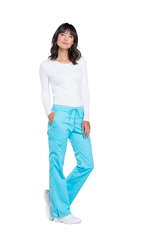 Mid Rise Drawstring Cargo Pant