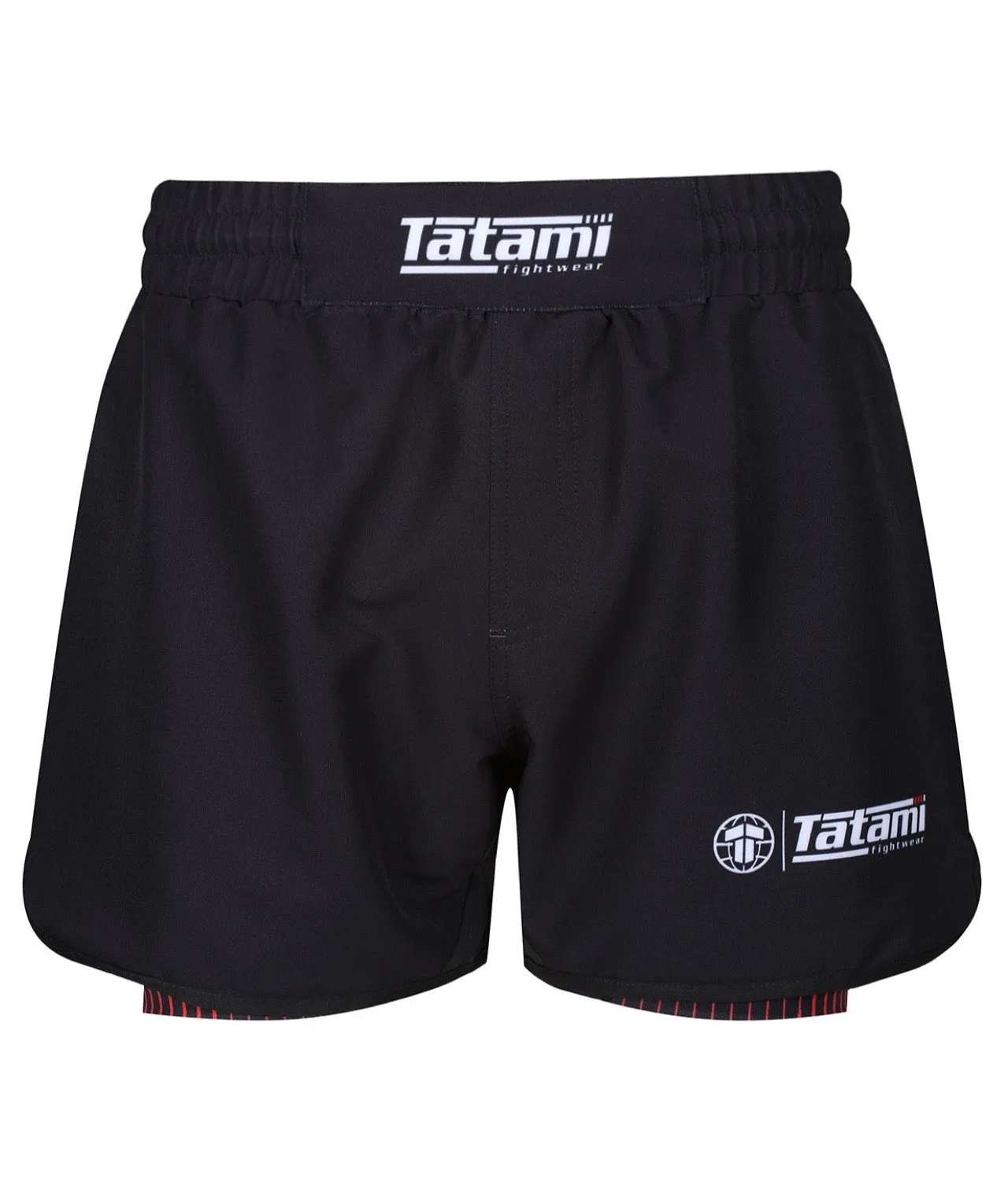 Milan Hybrid High Cut Shorts - Red