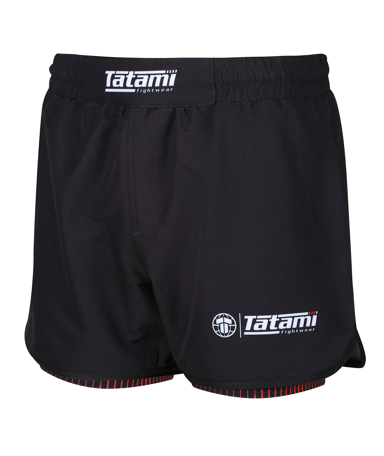 Milan Hybrid High Cut Shorts - Red