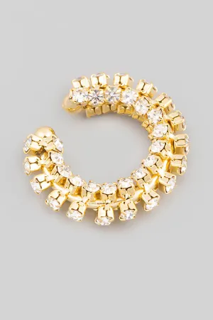 Mini Rhinestone Ear Cuff Earring