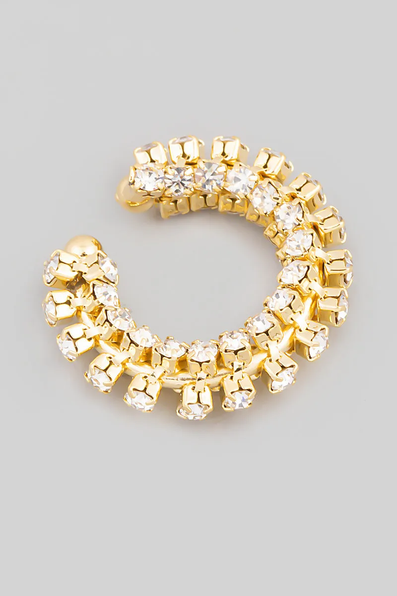 Mini Rhinestone Ear Cuff Earring