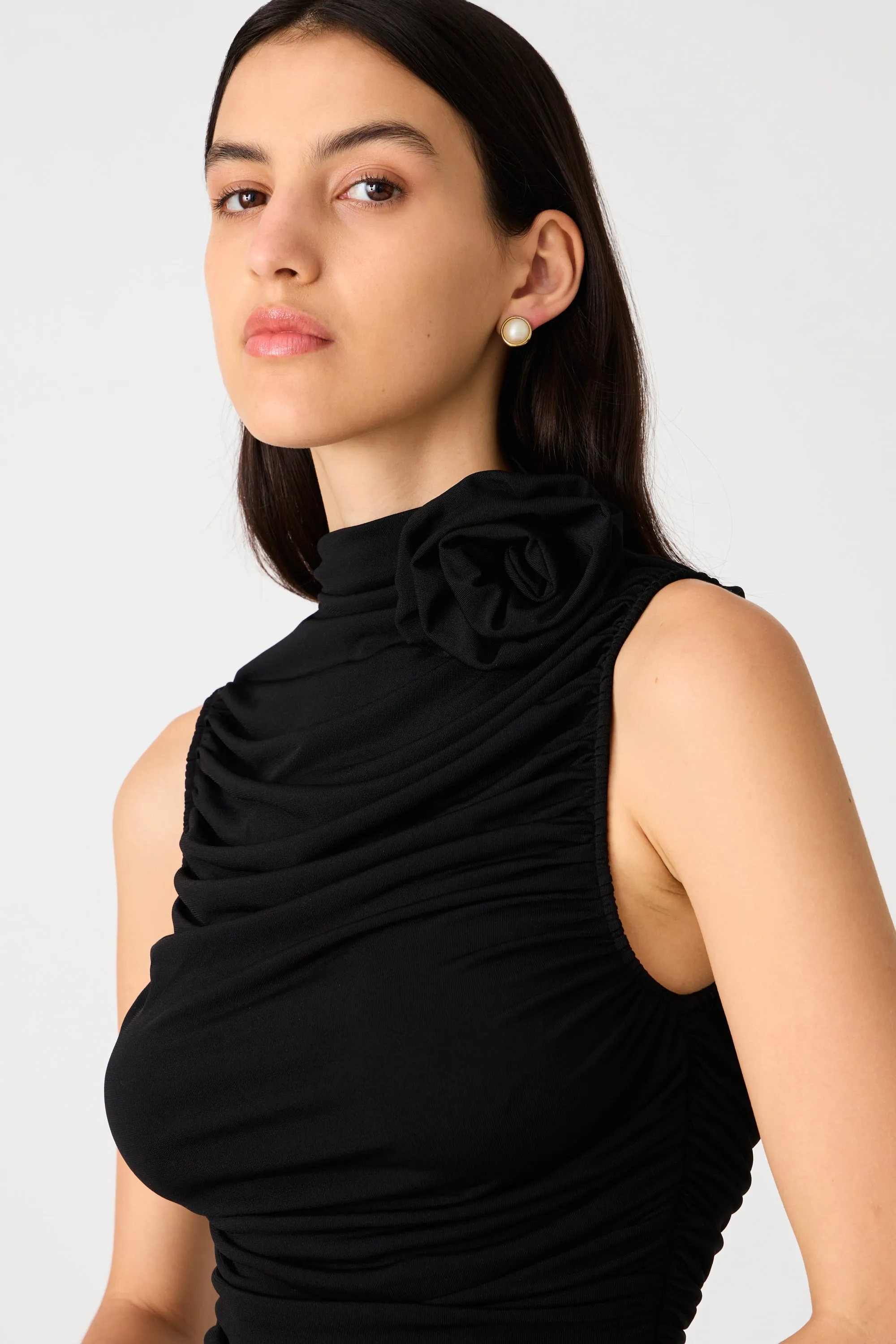 MISTY MATTE JERSEY TOP