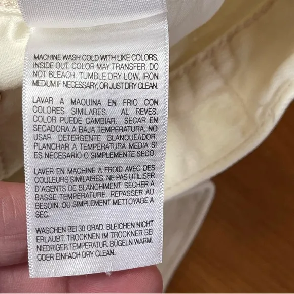 MOTHER The Improper Denim Short Fray in Lemonade