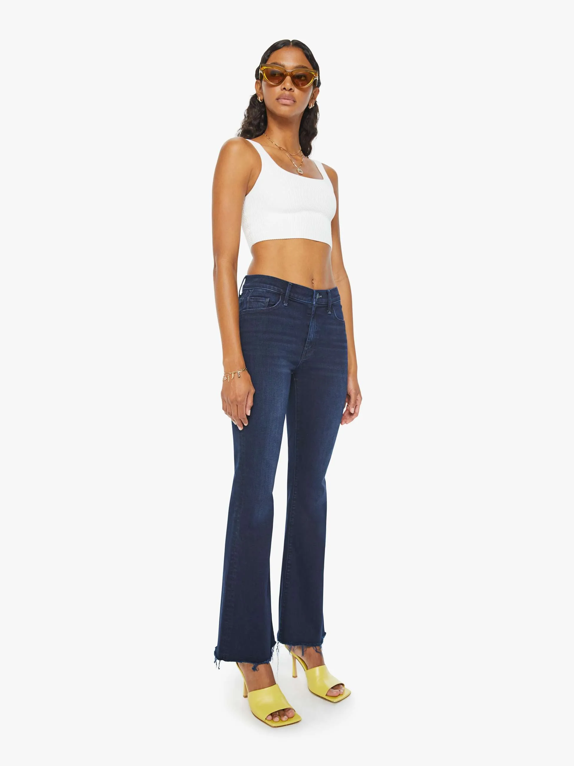 MOTHER The Weekender Fray Jeans