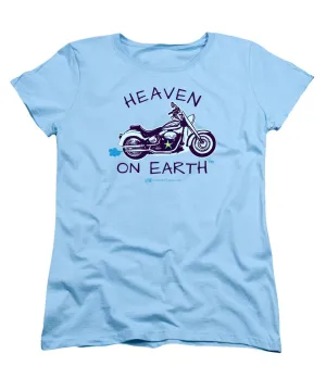 Motorcycle Heaven On Earth - Women's T-Shirt (Standard Fit)