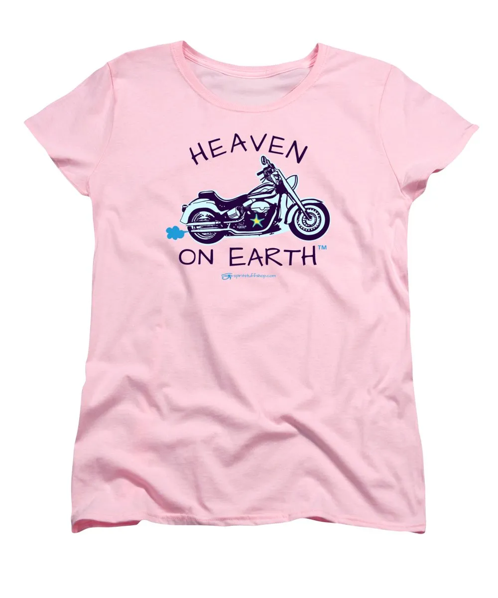 Motorcycle Heaven On Earth - Women's T-Shirt (Standard Fit)