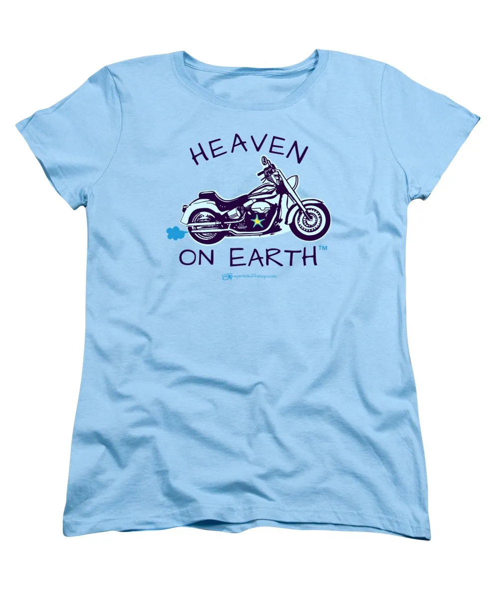 Motorcycle Heaven On Earth - Women's T-Shirt (Standard Fit)