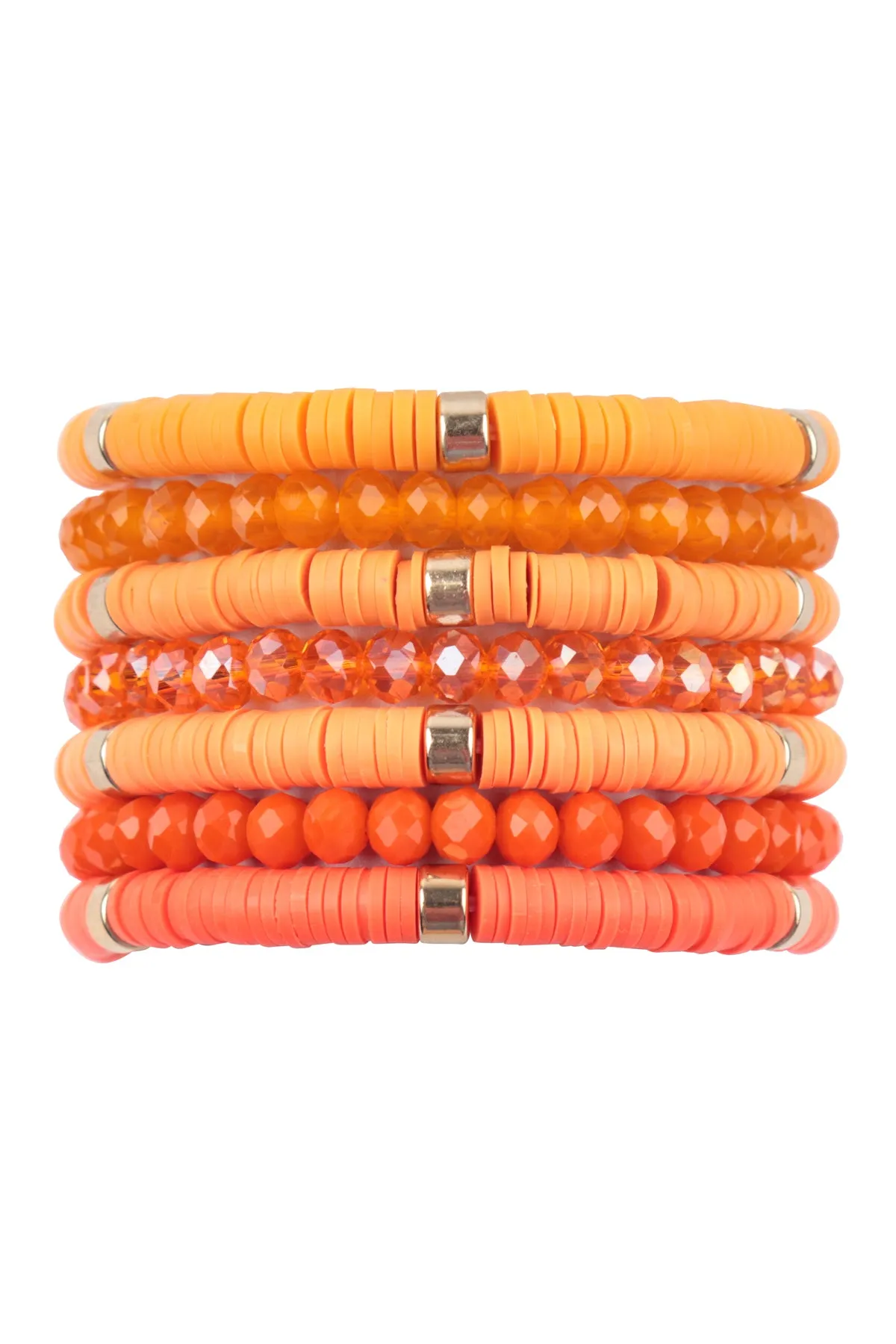 Multiline Fimo Bead Bracelet Set