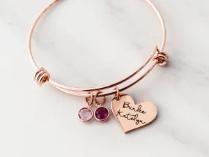 Names   Birthstones Charm Bracelet