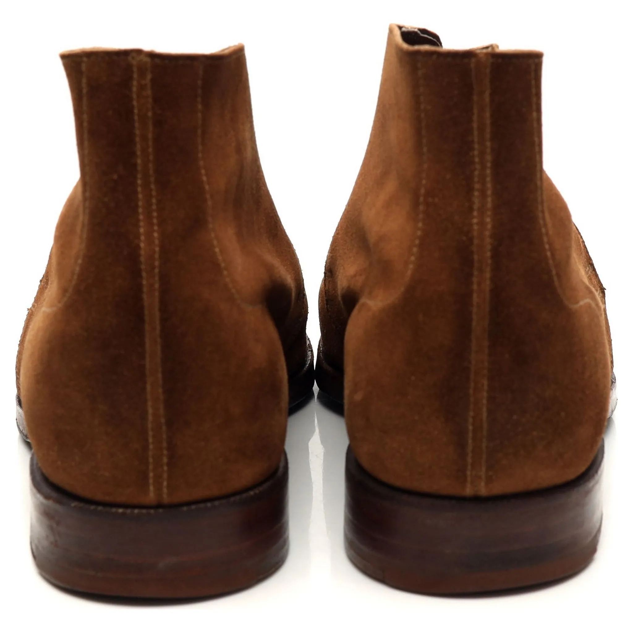 New & Lingwood Snuff Brown Suede Chukka Boots UK 9 E