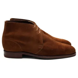 New & Lingwood Snuff Brown Suede Chukka Boots UK 9 E
