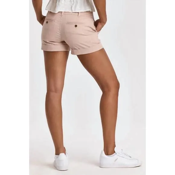 NEW DEAR JOHN DENIM north hampton hise rise short in striped blush