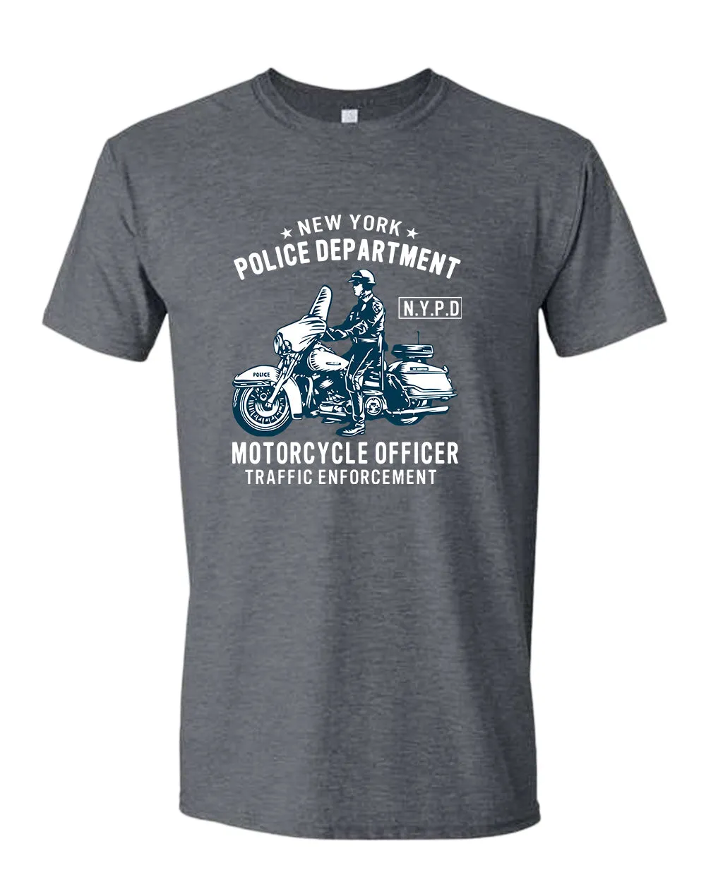 New York motorcycle officer traffic t-shirt