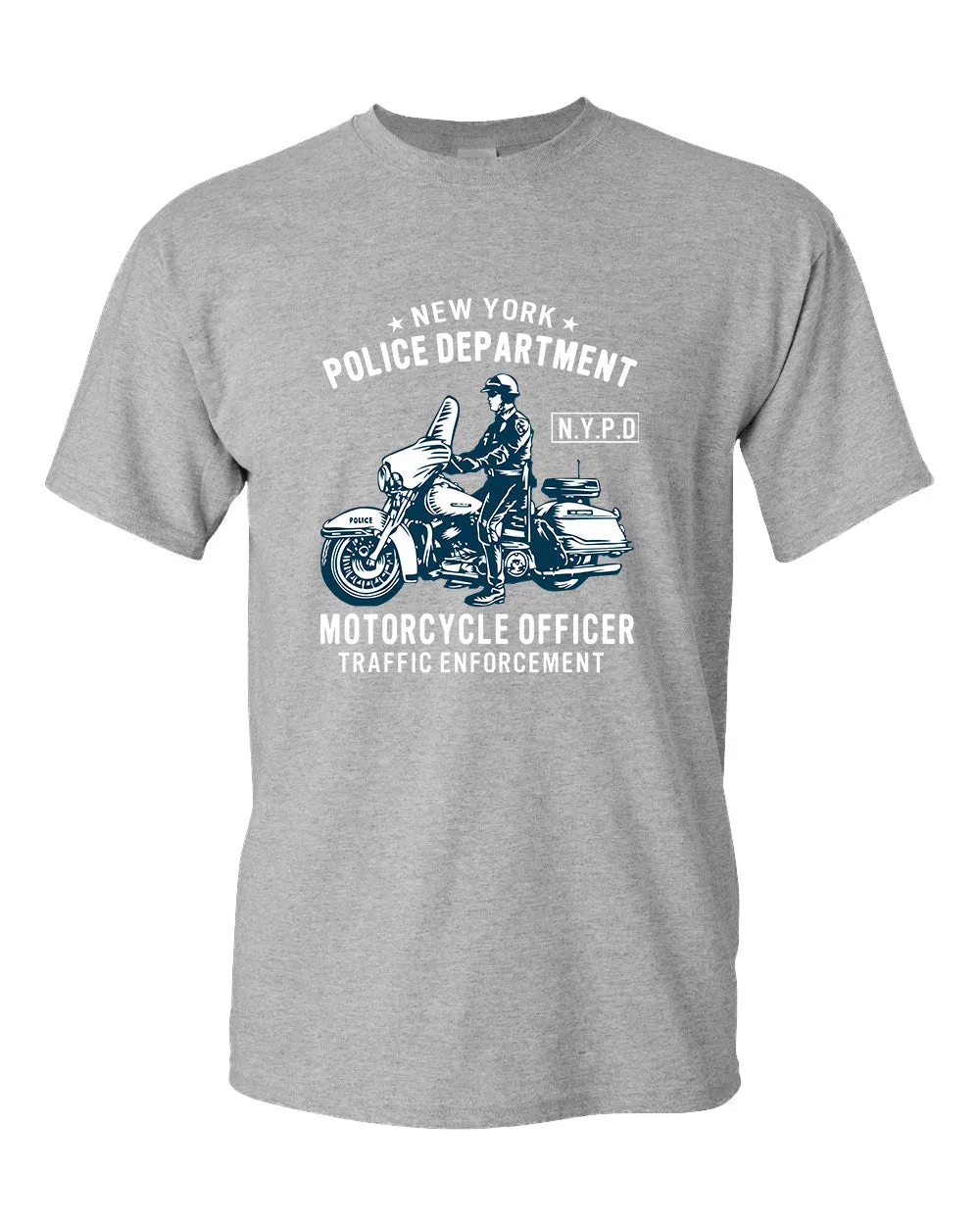 New York motorcycle officer traffic t-shirt