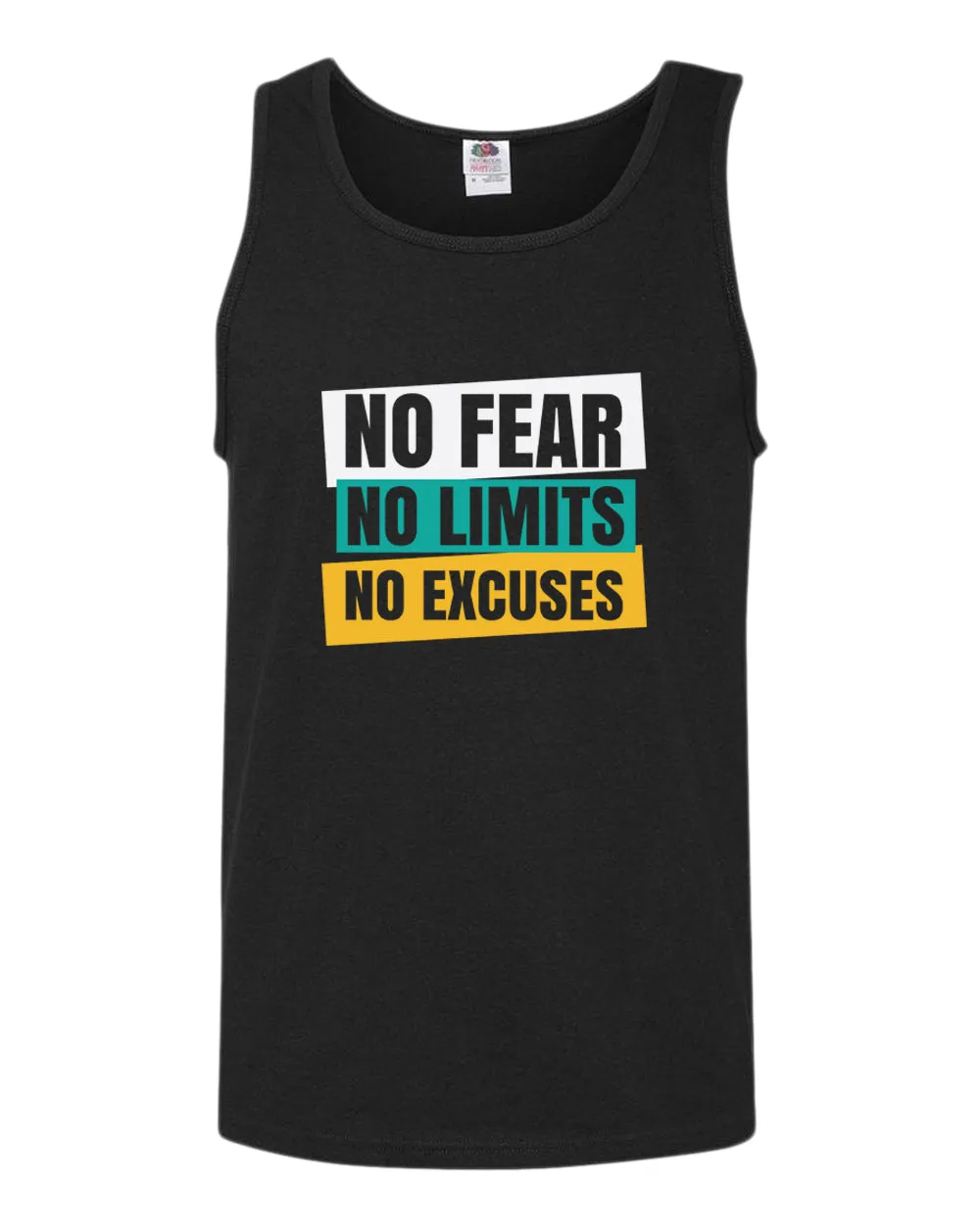 No fear no limits no excuses tank top, motivational tank top, inspirational tank tops, casual tank tops