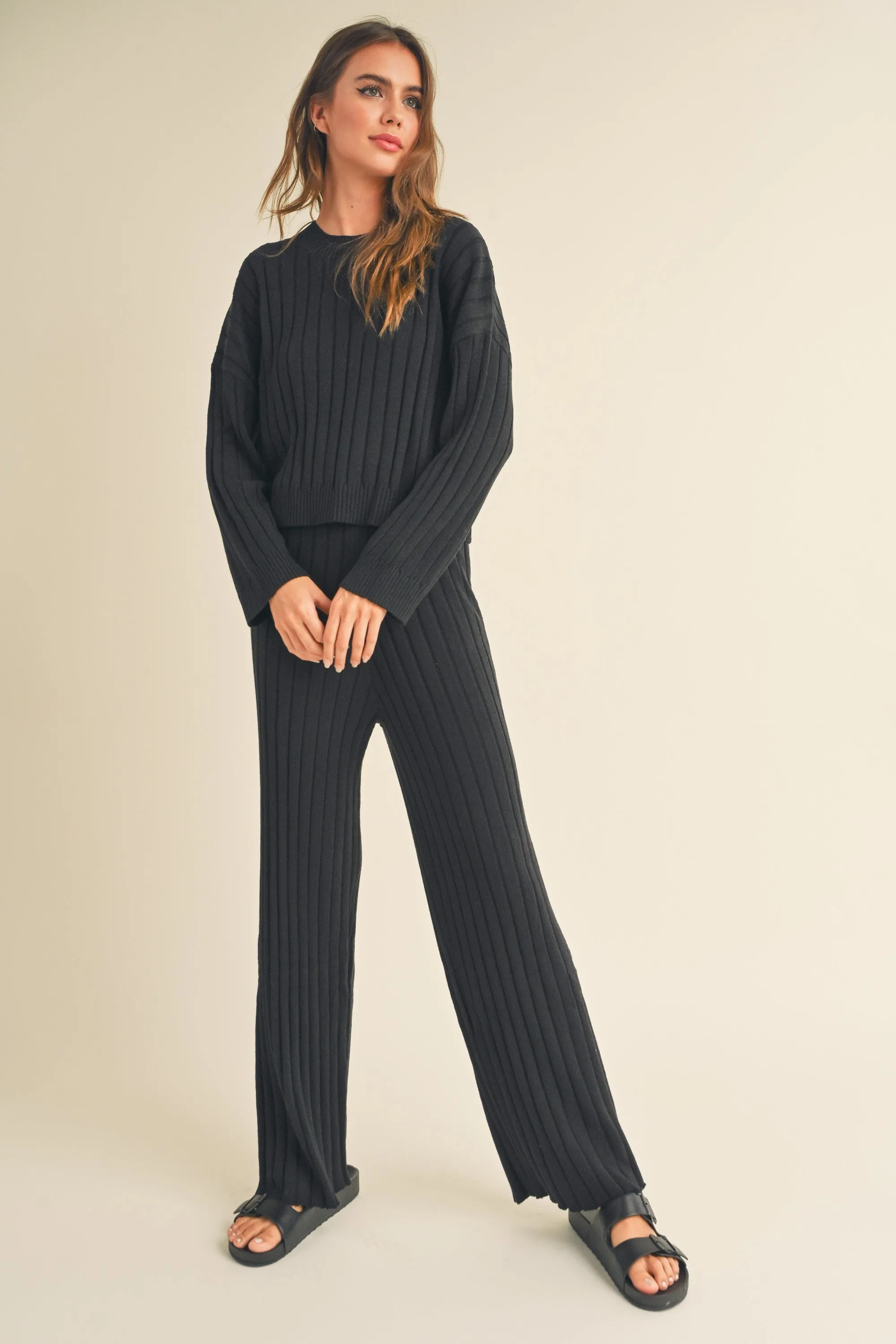 Noah Ribbed Knit Pants