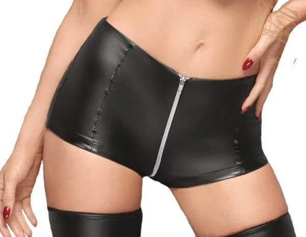 Noir Handmade | High waist shorts met rits