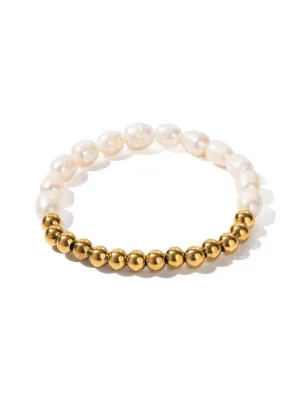 Nora Beaded Bracelet (Gold)