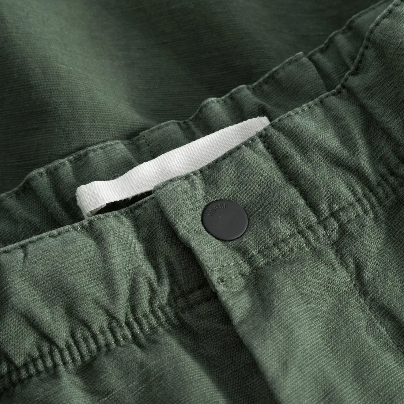 Norse Projects Ezra Relaxed Cotton LinenShort Spruce Green