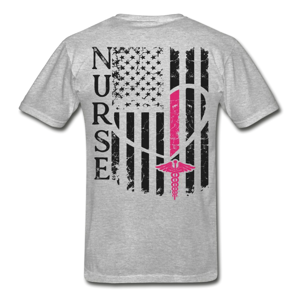 Nurse Flag Gildan Ultra Cotton Adult T-Shirt (CK1213)