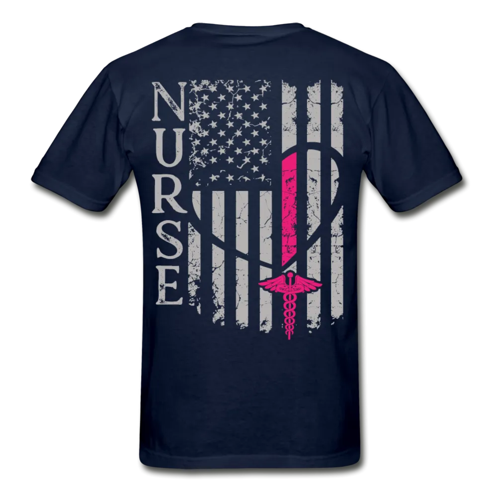 Nurse Flag Gildan Ultra Cotton Adult T-Shirt (CK1213)