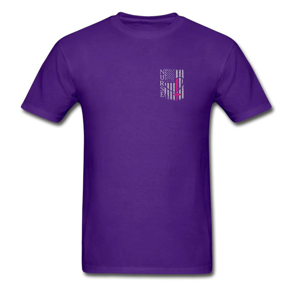 Nurse Flag Gildan Ultra Cotton Adult T-Shirt (CK1213)
