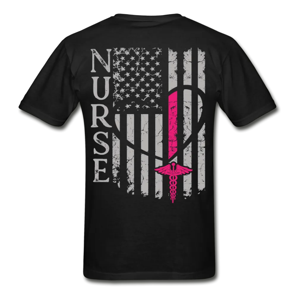 Nurse Flag Gildan Ultra Cotton Adult T-Shirt (CK1213)
