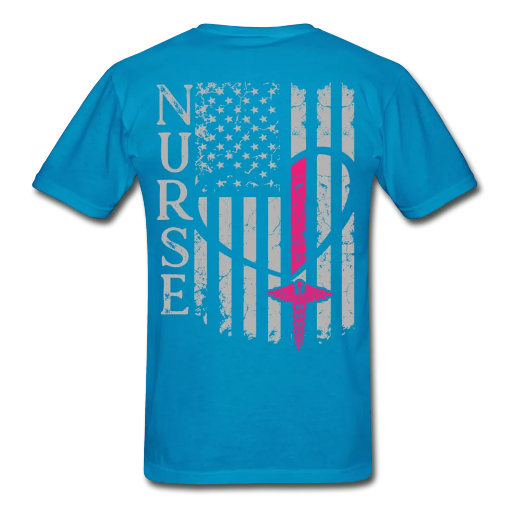 Nurse Flag Gildan Ultra Cotton Adult T-Shirt (CK1213)